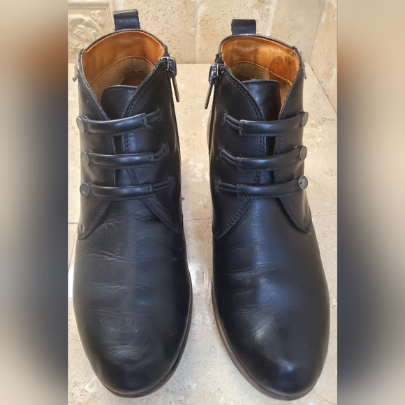 PIKOLINOS Rotterdam Black Leather Ankle Boots Size 7.5 US/38 EU - Picture 7 of 12